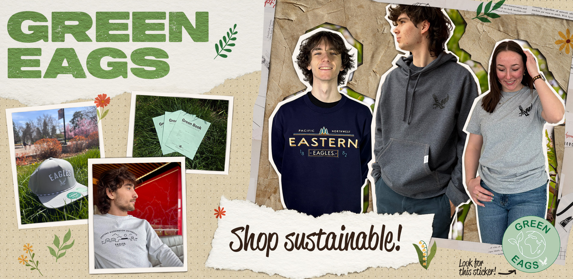 Green Eags: Shop sustainable! Click to open content in a new tab.